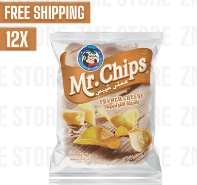 12. Pack X Mr.Chips Potato French Cheese Flavor (35g) مستر شيبس بالجبنة الفرنسية