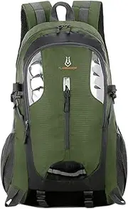 Blelsa Lightweight Hiking Backpack Water- Sport Daypack for Camping Cycling Traveling Trekking Army Green