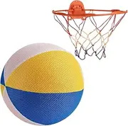 Soft Foam Indoor Basketball - Leather Game Ball | Quiet Basketball Dribbling Indoor | Quiet Dribbling Training Ball | Easy Grip Training For Kids Children Girls Boys Friends Dribble Dream Grooved Foam