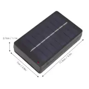 New Solar Panel Battery Charger Charging Case Box 1W 4V For AA AAA 1.2V AC