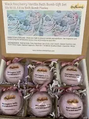 Black Raspberry Vanilla 6-pack Bath Bomb Gift Set