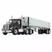 Kenworth T880 East End Dump - Black/Chrome - First Gear 1:50 Scale #50-3452 New