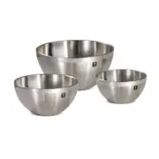 Tramontina Mixing Bowls Double Wall Stainless Steel Dishwasher Safe (3-Piece)