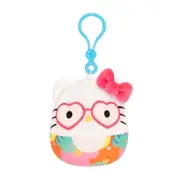 Squishmallows Sanrio Tropical Food Treats Hello Kitty 3.5 inch Clip-On Plush