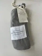 Restoration Hardware Stonewashed Cotton Linen King Sham