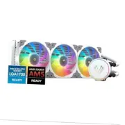 V360 360mm CPU Water Liquid Cooler AMD/Intel LGA1200 Ready All-in-One White