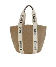 Chloé Woody Large Basket Bag One size Brown