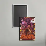 Black Dynamite Mini TV Show Poster Fridge Locker Magnet