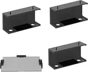 POCHY Under Desk Mount for Laptops & Tablets | Multifunctional Protective Tray Organizer Bracket with Screws for Cable Box, Modem, TV Box