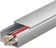 Cable Hider Protector, Cord Covers for Wall Mounted Tv Wire Hider, Home Office Cable Raceway, Cords Electrical Cable Management (Color : Silver, Size :