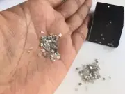 2-5mm White Diamond Slices, Natural Rough Diamond, Raw Diamond Chips