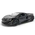 1/32 McLaren 600LT Model Car Diecast Toy Cars Metal Vehicle Light Sound Black