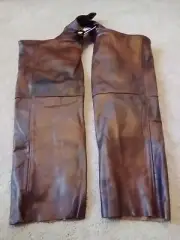 All State Leather Brown Chaps XL Style AL2419 NWT