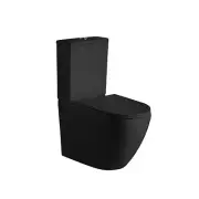 620*365*830mm MER Matt Black Highest Quality Vitreous Back To Wall Toilets