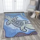 Platypus Aboriginal Dot Paint Indoor Mat Livingroom Bedroom Outdoor Rug Carpet