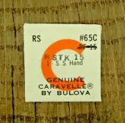 Genuine Caravelle RS R STK 15 Sweep Second Hand Watch Part 65C NEW OLD STOCK