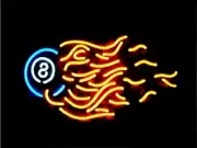 New Billiards Eight Balls 17"x14" Neon Sign Lamp Light Beer Bar With Dimmer