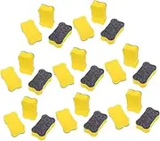 Happyyami 24Pcs Dry Erase Erasers Felt Cloth Whiteboard Erasers Non Magnetic Chalkboard Cleaners for Schools Homes Offices Dust Reducing Design