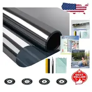 One Way Polyester Window Film with Installation Tools – Daytime Privacy Effect