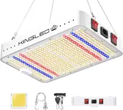 2025 KP1000 LED Grow Lights with Yield Leds 2X2Ft Coverage Full Spectrum Grow Li