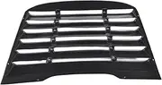 ABS Black Car Rear Window Decorative Louver Air Outlet Diffuser Shutter Grill Cover Compatible For Ford Mustang 2015-2018
