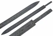 DAMASCUS STEEL SWORD FULL TANG BLANK BLADE FOR SWORD MAKING | CAMPING 32” INCH