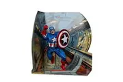 McFarlane Toys - Marvel Captain America 1:10th Scale Collectible with Scene Captain America 100