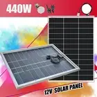 12V 400W Fixed Bifacial Solar Panel Kit Mono 440W Generator Battery Charge Power