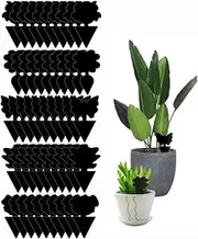 Black Sticky Traps, 50 PCS Sticky Fruit Fly and Plant Gnat Bug Traps, Dual-Sided Sticky,Insect Catcher Sticky Board,Non-Toxic and Odorless,for Mosquitoes, Houseplant, Garden