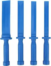 4Pcs Plastic Scraper Tool Set: Non Marring Chisel & Pry Tools for Adhesive Removal, Universal Scraper Kit (11in Length, 4 Sizes)