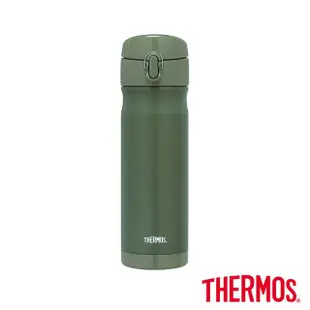 【THERMOS膳魔師】獨家專售_不鏽鋼彈蓋保溫瓶500ml+輕量保溫瓶350ml(JEWC-501+JNR-350/351)