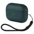 For AirPods 4th Gen 3rd 2nd Gen Leather Case with Hand Strap & Front LED Visible