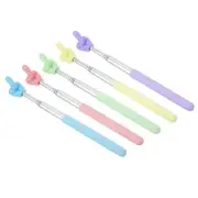 Telescopic Teachers Pointer Stick, 5 Pcs Teacher Hand Finger, 5 Colors Style 1