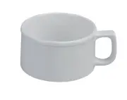 Yanco China PT-9016 Pine Tree Green/Beige Melamine 8 oz. Soup Mug - 4 Doz