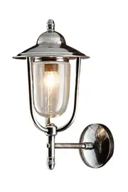 Pietro Antique Silver Outdoor Wall Light