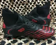 NEW HK Army Diggerz LT Low Top Paintball Cleats - Black/Red-size 12