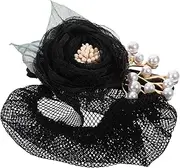 MOTHNUR Hair Bun Net Clip Exquisite Flower Design Hair Bun Cover for Women Hairnets for Buns Hair Accessories Girl
