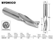 3/8" Dia. Low Helix Upcut End Mill CNC Router Bit - 3/8" Shank - Yonico 35350-SC