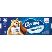 Charmin Ultra Soft Bath Tissue, Jumbo Roll, 2-Ply, 4.5" x 4.2", 205 Sheet, 30 Ct