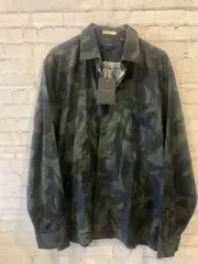 NWT Ted Baker London Men’s fielder Camo button down Size 2XL