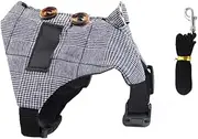MINAOLULUS 1 Set Creative Rabbit Vest with Portable Traction Rope Leash Lightweight Bunny Harness for Comfortable