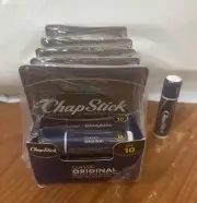 Chapstick Moisturizer Lip Balm Classic Original SPF 10 Lot of 12