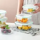 with Lids Microwave Heatting Bento Box Snacks Fruit Sealed Insulation Box