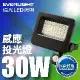 EVERLIGHT億光 LED 星宇 30W 全電壓 IP65 紅外線感應投光燈(白光/黃光)