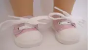 Lavender Canvas Sneakers / Deck Shoes Fits 18in American Girl & Logan Boy Dolls