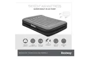 Bestway 2.03m x 1.52m x 46cm Tritech Air Mattress Queen Built-in AC pump