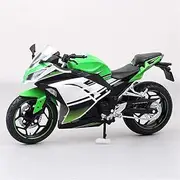 Collection 1/12 for Kawasaki Ninja 250 Die-cast Metal Motorcycle Model Birthday Gift Collection