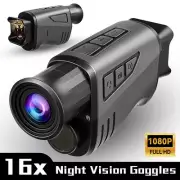 Digital 16X Zoom Night Vision Monocular Infrared Telescope Hunting Camera Goggle