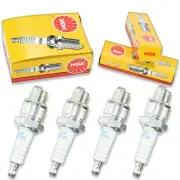 4pcs 94-02 Johnson COM NGK Standard Spark Plugs 10 HP Kit Set Engine ut