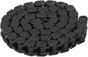Cable Chain Black Closed Plastic Chains Flexible Wire Carrier 8mm Pitch 400mm Length 50 Links for CNC Machine Tools